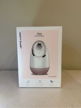 Vanity Planet Aira Ionic Facial Steamer - Rose Gold